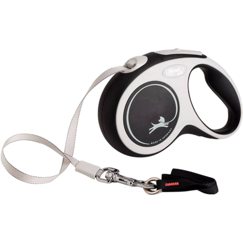 Flexi - New Comfort Tape Black X-Small, 3 m - Koirat - Kaulapannat