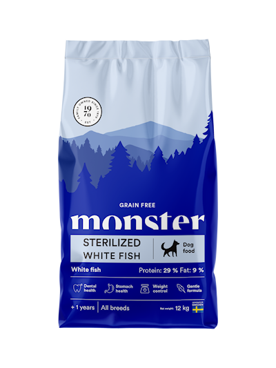 Preview of Monster Pet Food Grain Free Sterilized White Fish 12 kg