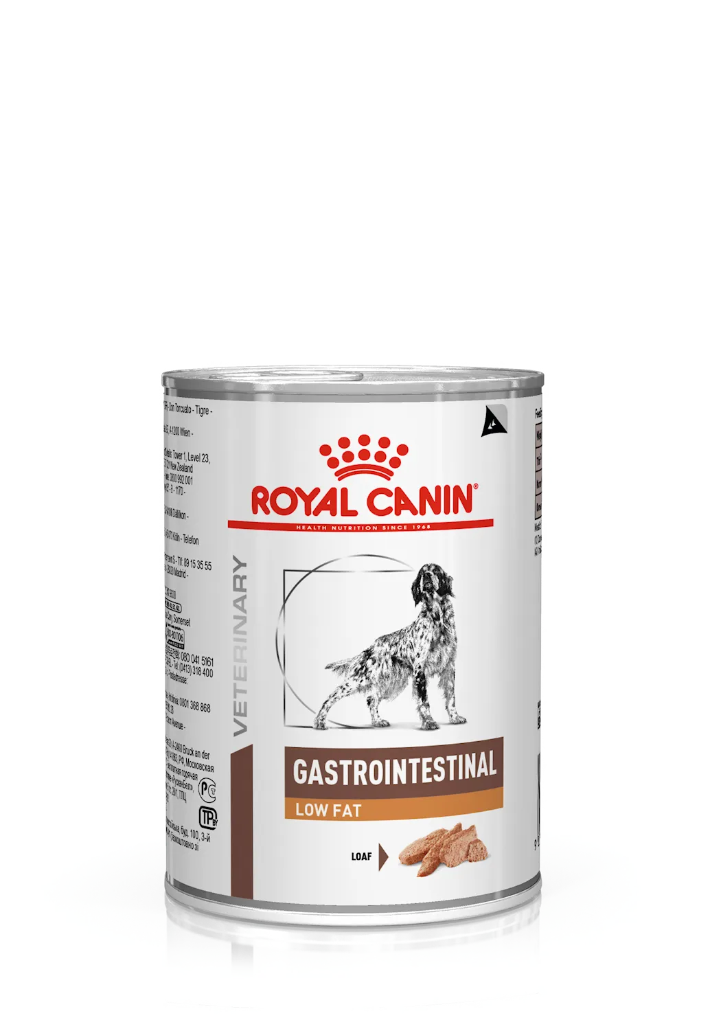 Royal Canin Veterinary Diets Dog Gastro Intestinal Low Fat Loaf Can våtfoder för hund