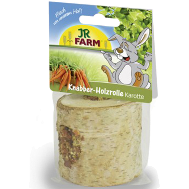 Carrot Nibbler Wooden Roll Brown 150 g