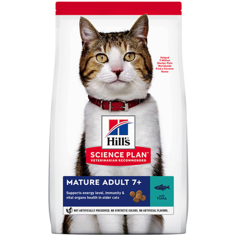 Hills Science Plan - Mature 7+ Active Longevity Tuna - Dry Cat Food 1,5 kg - Katt - Kattefôr & kattemat - Tørrfôr for katt - ZOO.no
