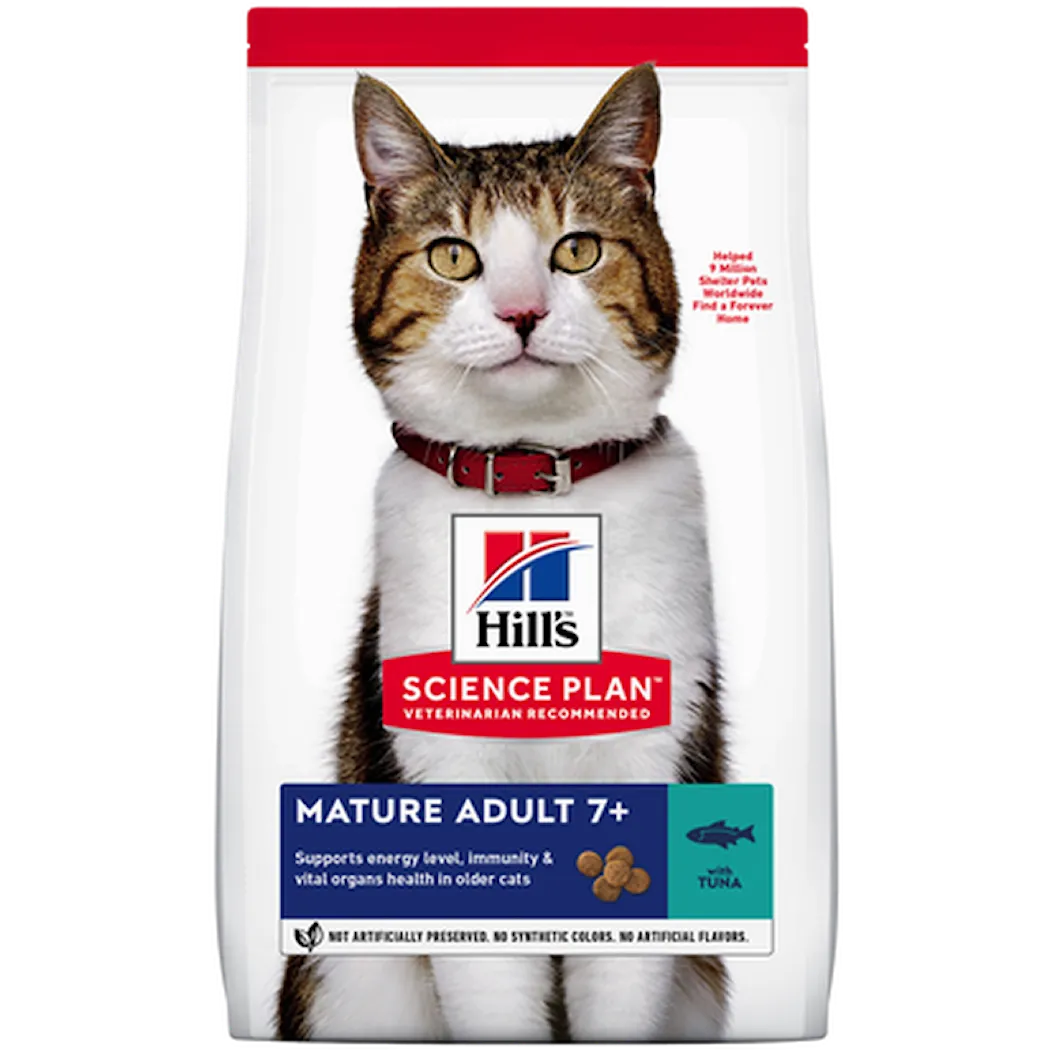 Hills Science Plan Mature 7+ Active Longevity Tuna - Dry Cat Food 1,5 kg