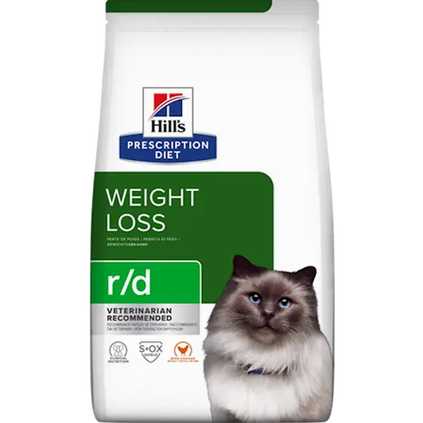 Hills Prescription Diet Feline r/d Weight Reduction Chicken - Dry Cat Food 1,5 kg