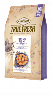 True Fresh Cat Fish 340 g - Katt - Kattfoder & kattmat - Torrfoder till katt - Carnilove - ZOO.se