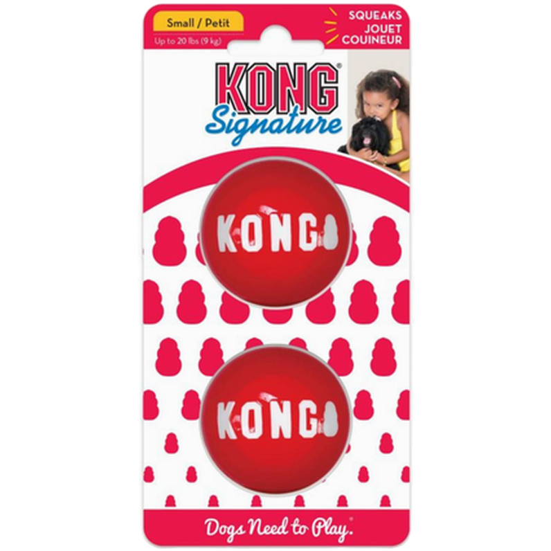 Signature Ball Dog Toy 2Pack Medium 6cm