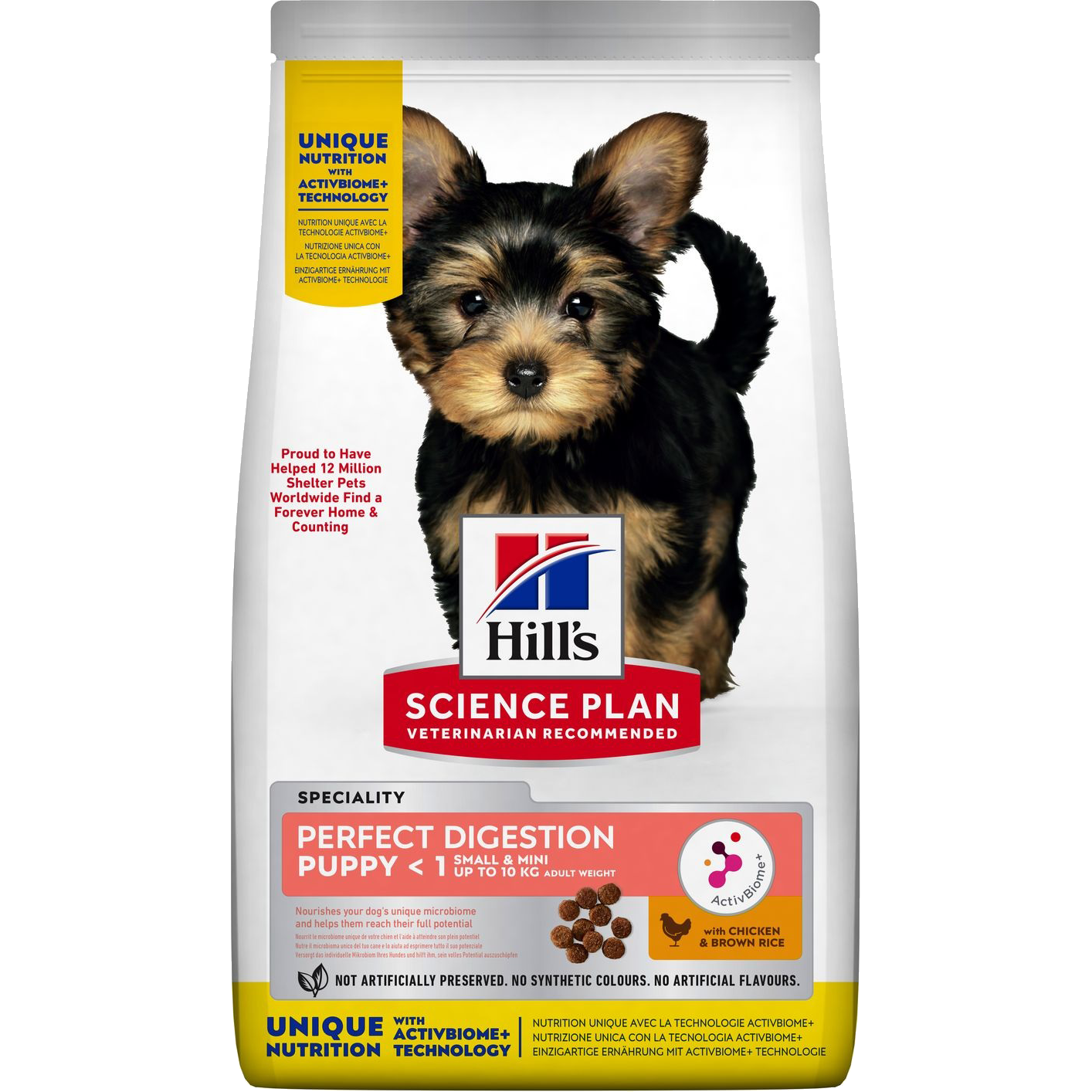 Hills Science Plan - Puppy Digestion Small & Mini Chicken & Rice 3 kg - Hund - Hundefôr & hundemat - Tørrfôr for hund - ZOO.no