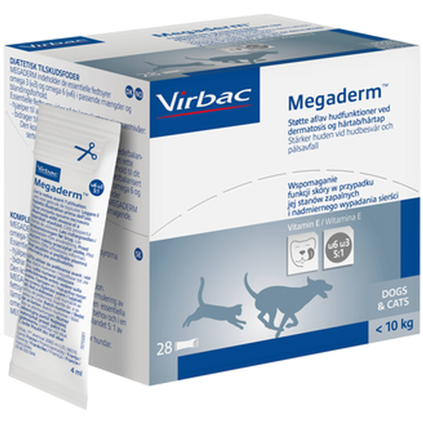 Virbac - Megaderm 4 ml x 28 st upp till 10 kg - Hund - Hundvård & Tillskott - ZOO.se