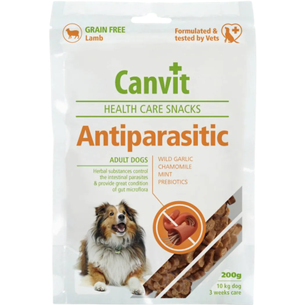 Canvit Health Care Dog Snack Anti-Parasitic 200 g