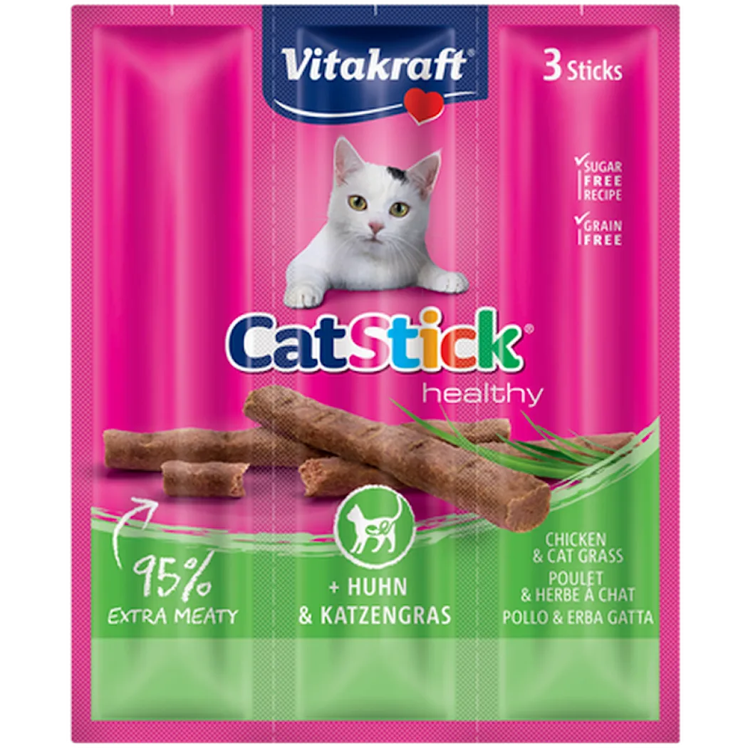 Vitakraft CatSticks Mini Kylling & Kattegress