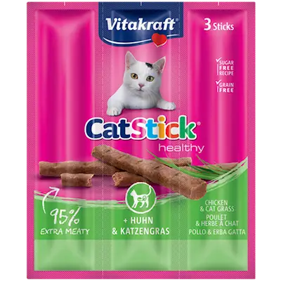 CatSticks Mini Kylling & Kattegress