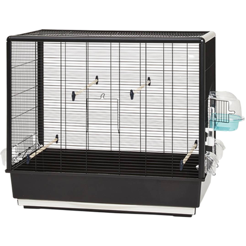 Savic - Primo 60 Knock Down Black 80x50x70cm - Fågel - Burar & Transporter för fågel - ZOO.se