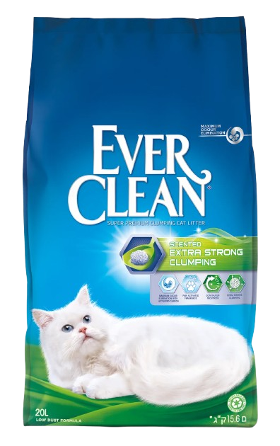 Kattesand Extra Strong Scented 20 L - Katt - Kattesand & kattestrø - Klumpdannende kattesand - Ever Clean