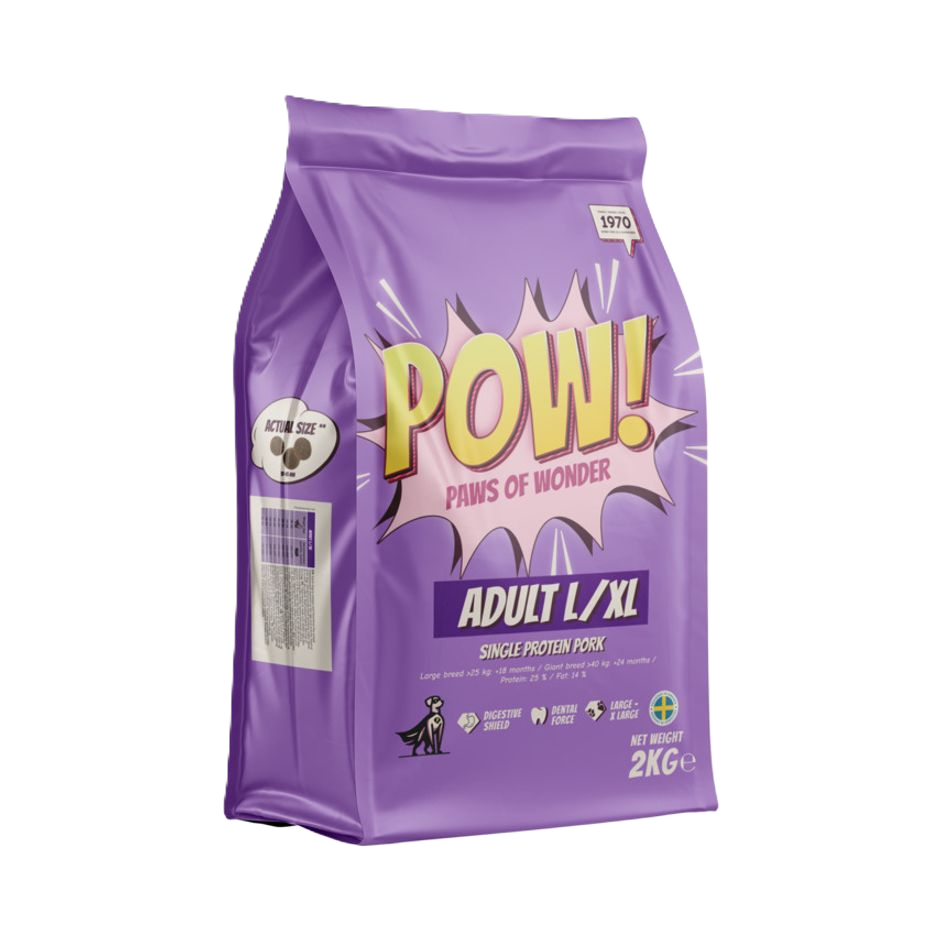POW! Dog Adult Large / X-Large Pork
