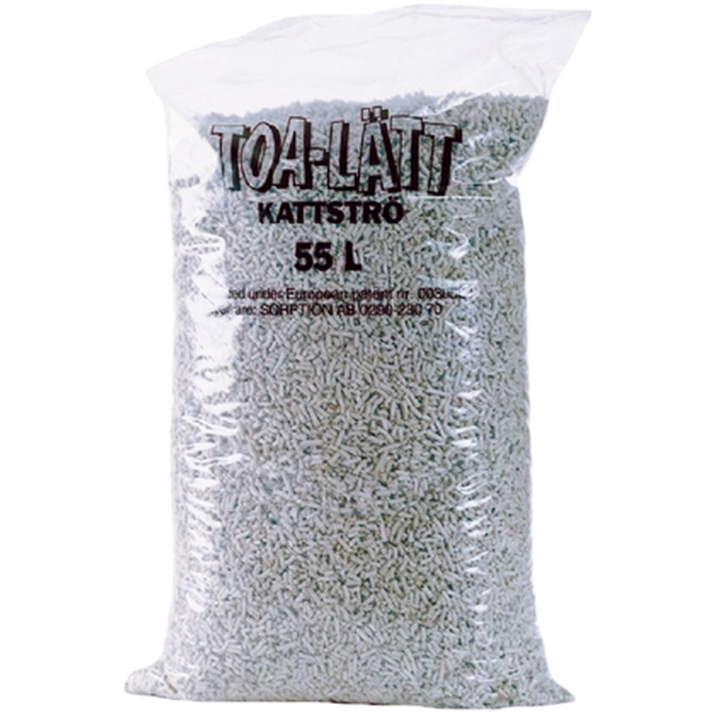 Kattströ  Papperspellets 55 L  100 % Dammfritt
