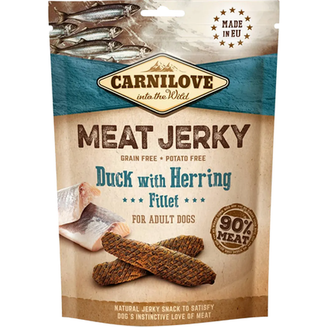 Carnilove Jerky Duck with Herring Fillet 100 g