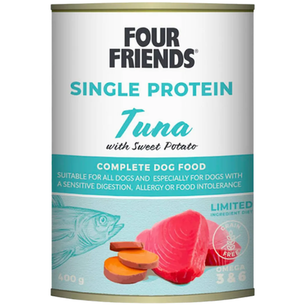 FourFriends Dog Single Protein Tunfisk  Søtpotet