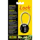 Exoterra Terrarium Lock - Secure Combination Lock Black One Size