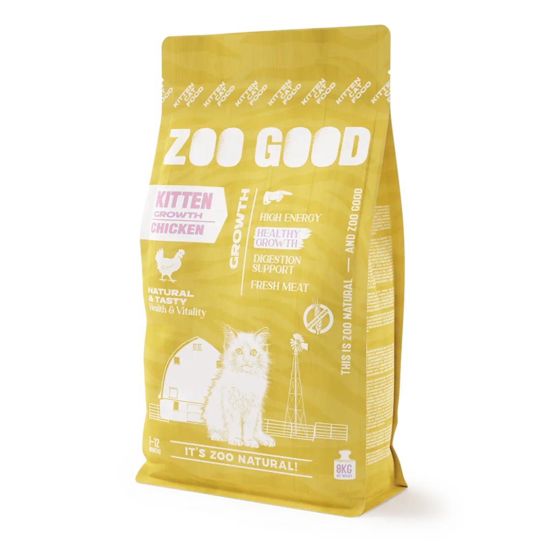 ZOO GOOD - Cat Kitten - Grain Free Chicken 8 kg - Katt - Kattfoder & kattmat - ZOO.se