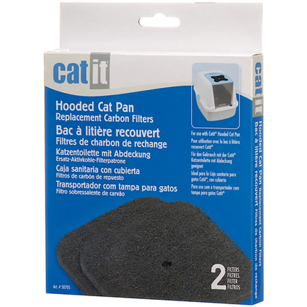 Carbon Filter CatPan 2-pakning