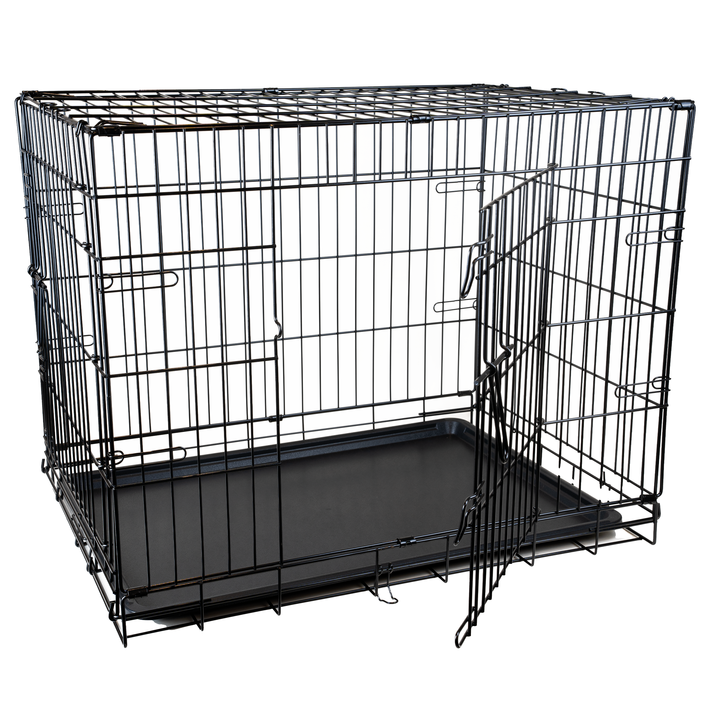 Stålbur Fido, XL, 118x78x85cm, Svart