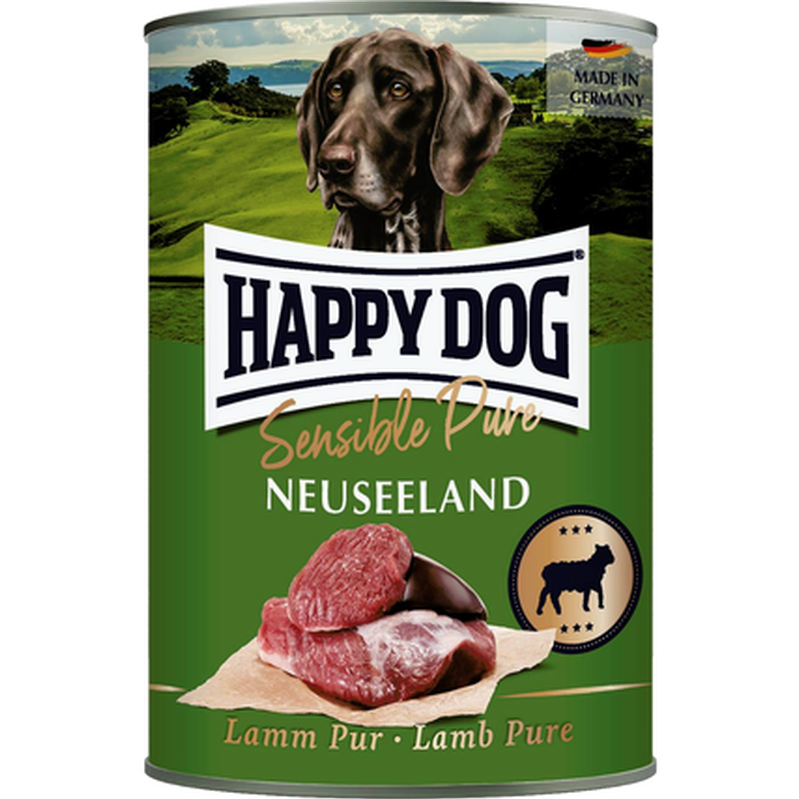 Happy Dog - Sensible Pure Neuseeland 100% Lamm 200 g - Hund - Hundmat & hundfoder - ZOO.se