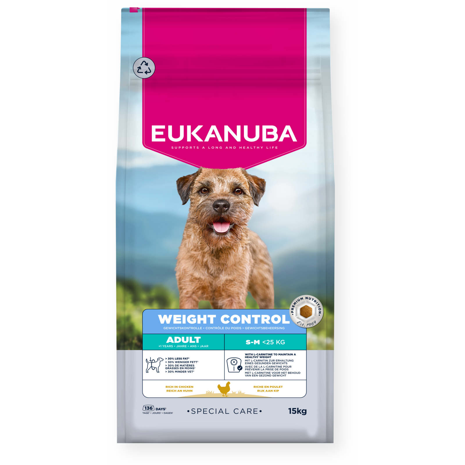 Dog Adult Weight Control Small/Medium 15 kg