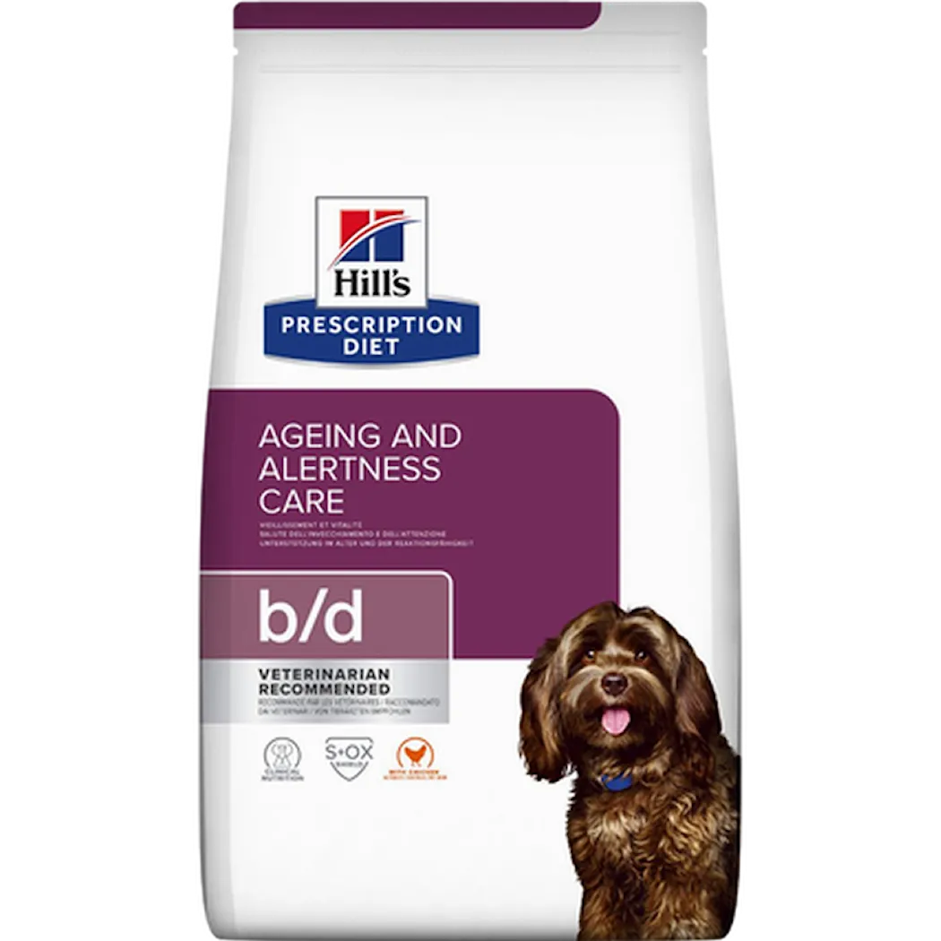 Hill's Prescription Diet Dog b/d Brain Ageing & Alertness Care Chicken - Dry Dog Food