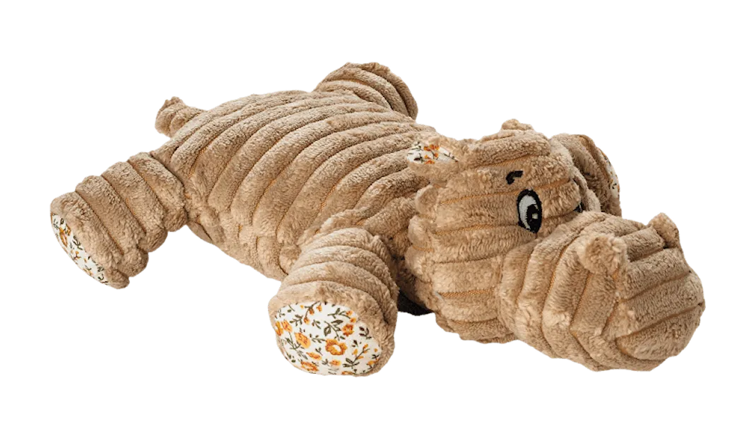 Dog Toy Huggly Amazonas Hippo Tan 24cm