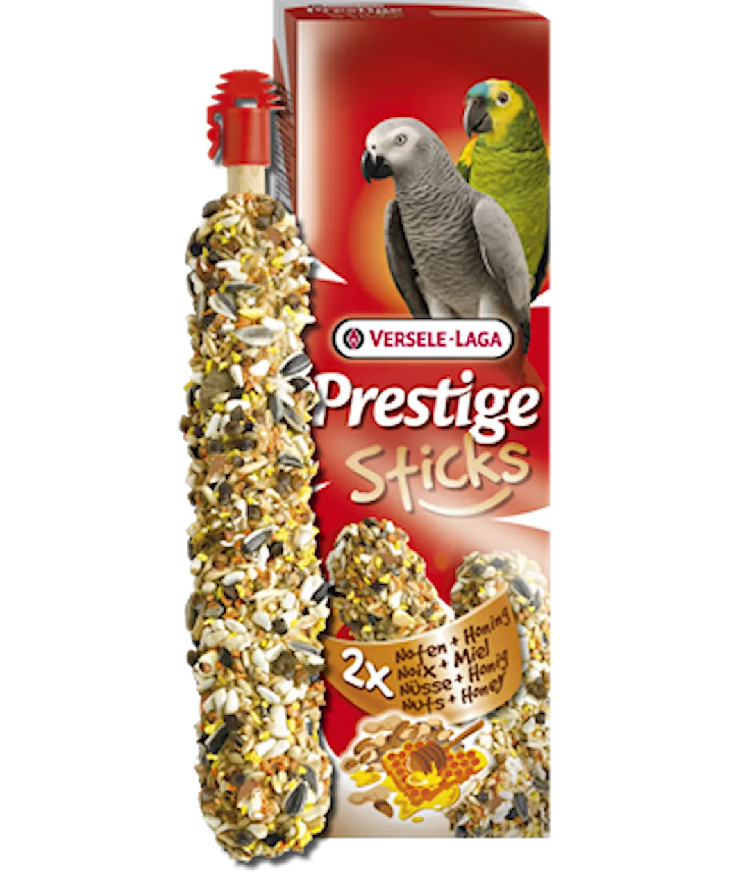 Versele-Laga Prestige Sticks Papegøyer Nøtter og honning 140g