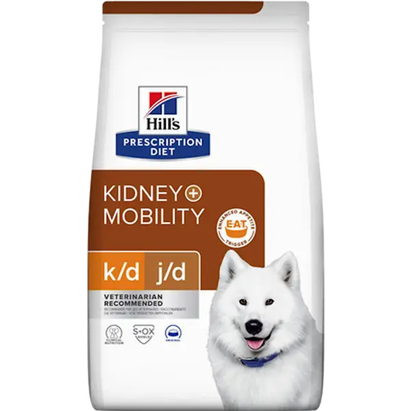 k/d + j/d Kidney + Mobility - Dry Dog Food 4 kg