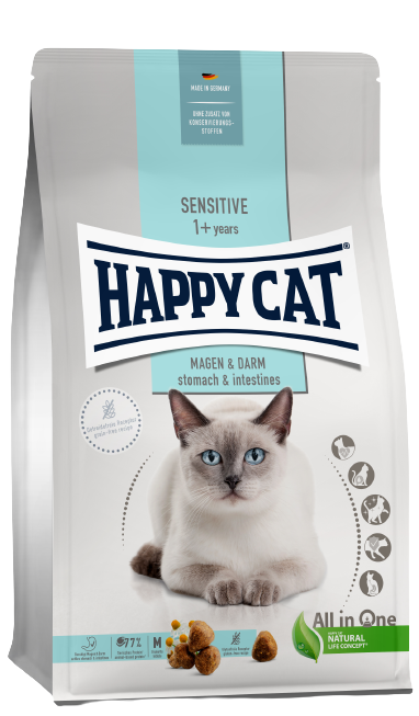 Sensitive Stomach 4 kg - Katt - Kattfoder & kattmat - Torrfoder till katt - Happy Cat - ZOO.se