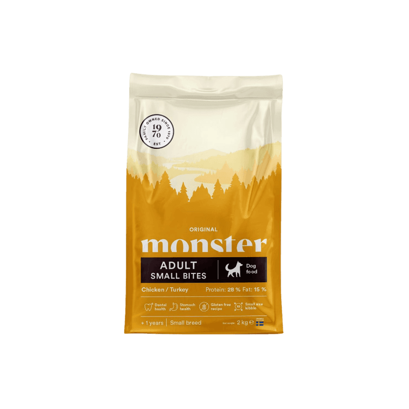 Monster Pet Food - Dog Original Adult Small Bites 2 kg - Koirat - Koiranruoka - Kuivaruoka
