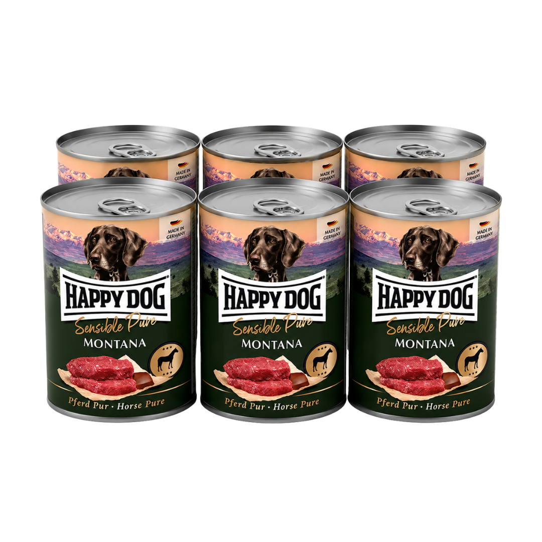 Happy Dog Wet Food Supreme Sensible 100% Horse Pure Tinned/Canned