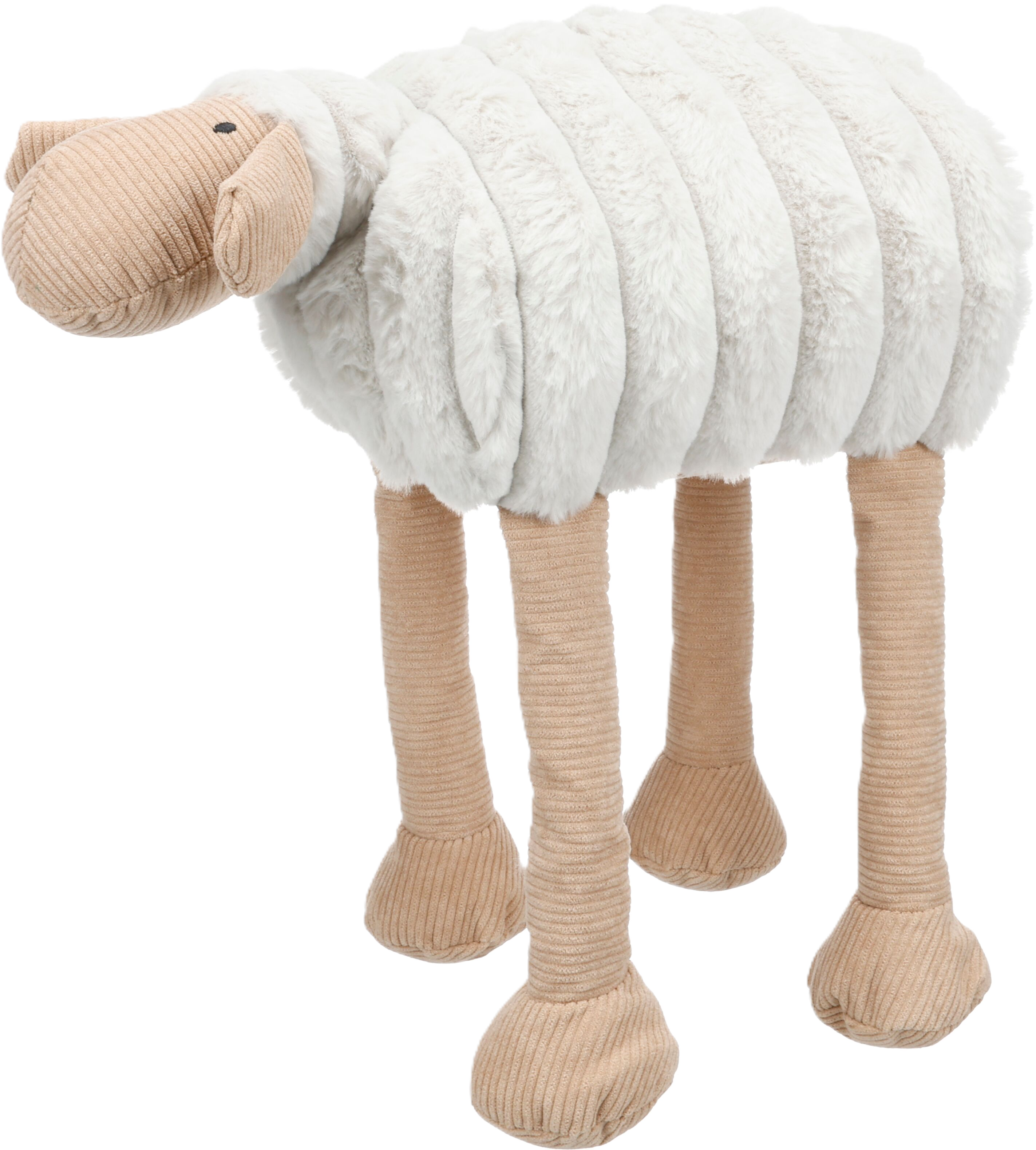 Hundleksak Ribola Sheep lying Beige S, 15 x 28 x 30 cm