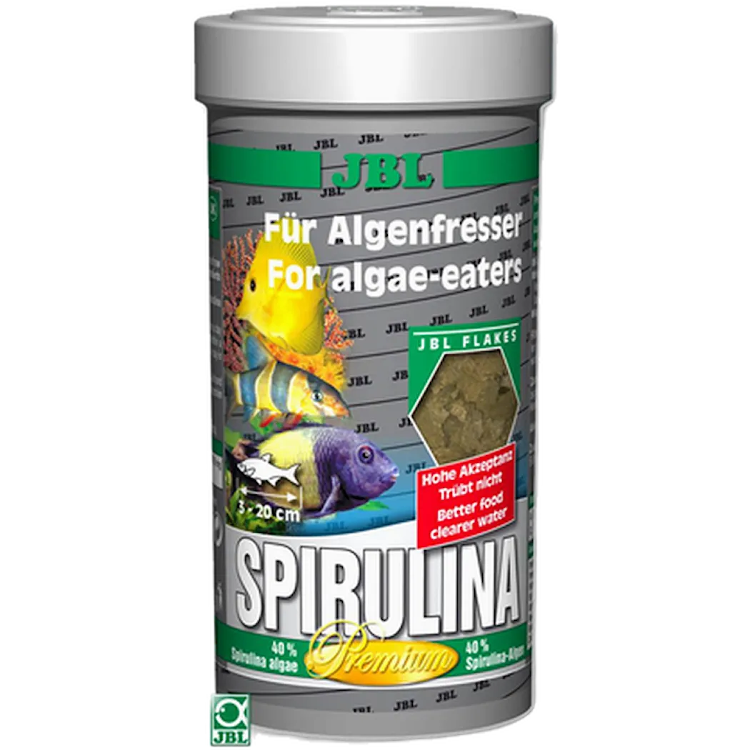 Spirulina Premium Main Food for Algae-Eating Fish Gray 100 ml