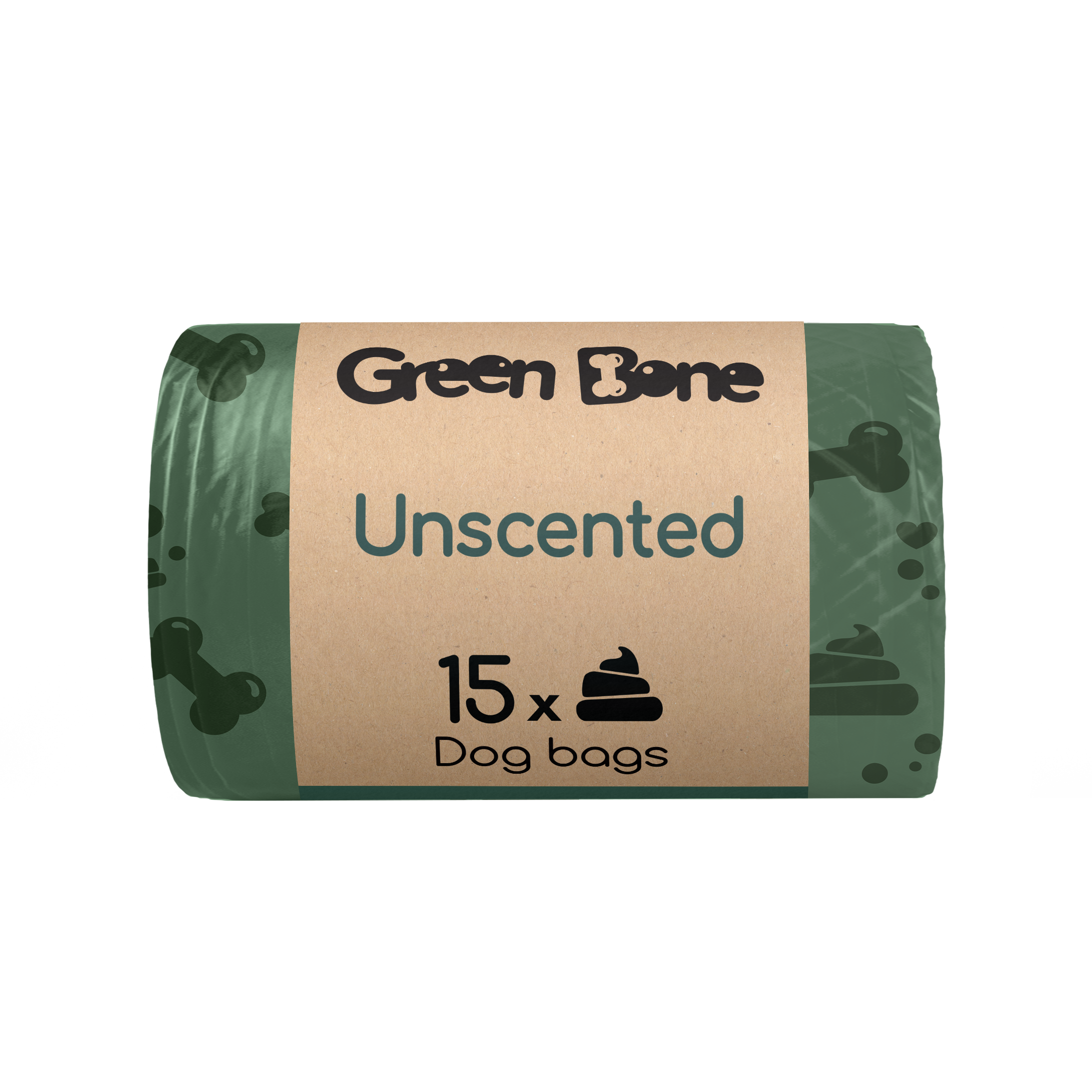 Green Bone Refill Unscented - Hundbajspåsar
