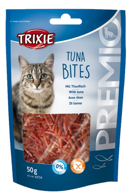 Trixie - Premio Tuna bites 50 g - Katt - Kattgodis & Kattgräs - Belöningsgodis för katt - ZOO.se