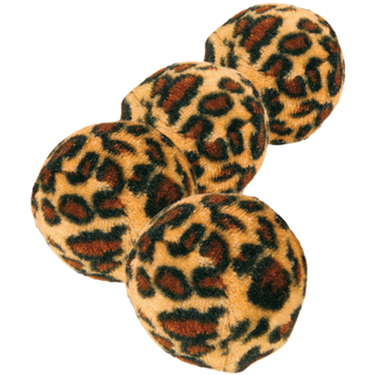 Trixie - Toy balls Brown 4-pack - Katt - Kattleksaker - Leksaksbollar - ZOO.se
