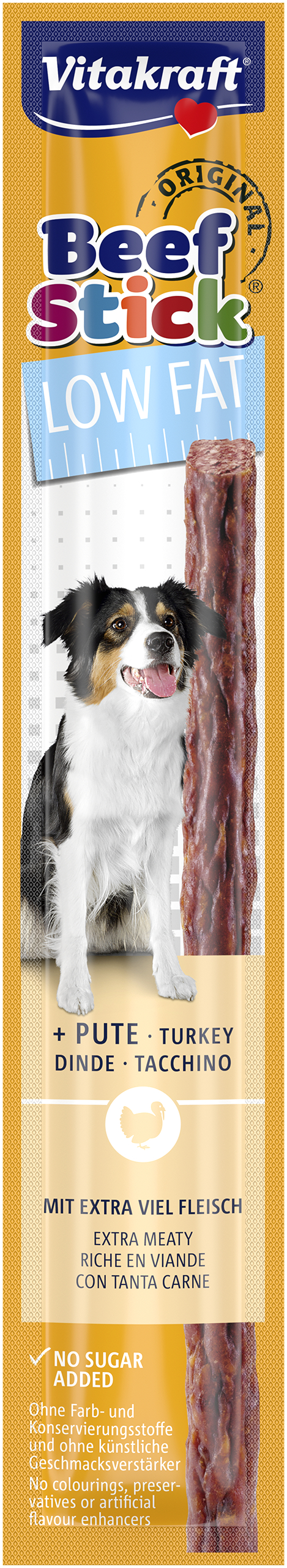 Vitakraft - Beef-Stick Low Fat 12 g - Hund - Hundgodis - Träningsgodis & belöningsgodis - ZOO.se