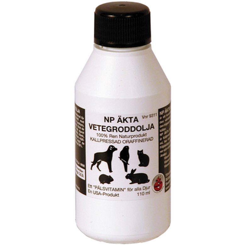 Fyra Ess - NP Äkta Vetegroddolja 250 ml - Hund - Hundvård & Tillskott - Kosttillskott för hund & Hundvitaminer - ZOO.se