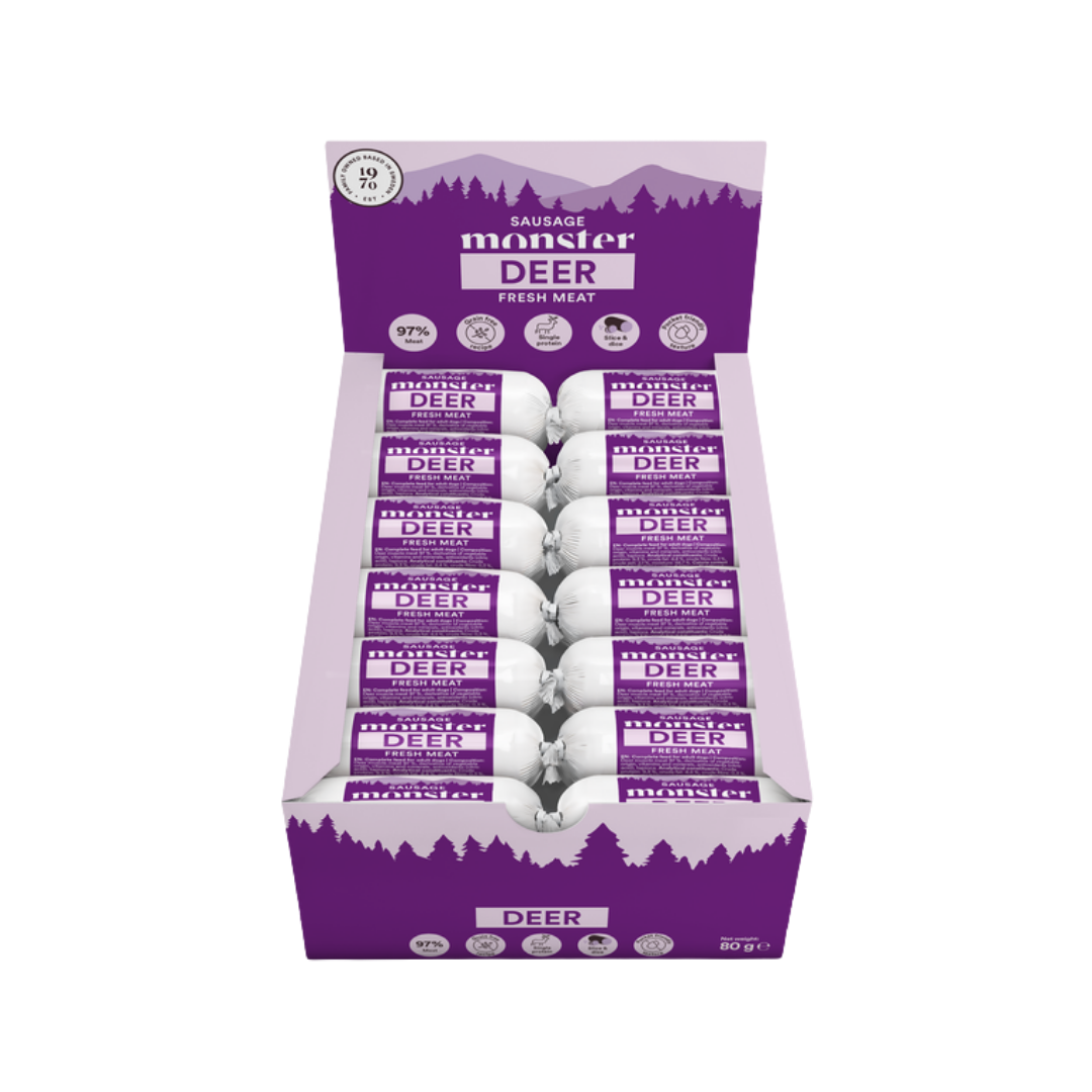 Dog Sausage Deer 28x80 g