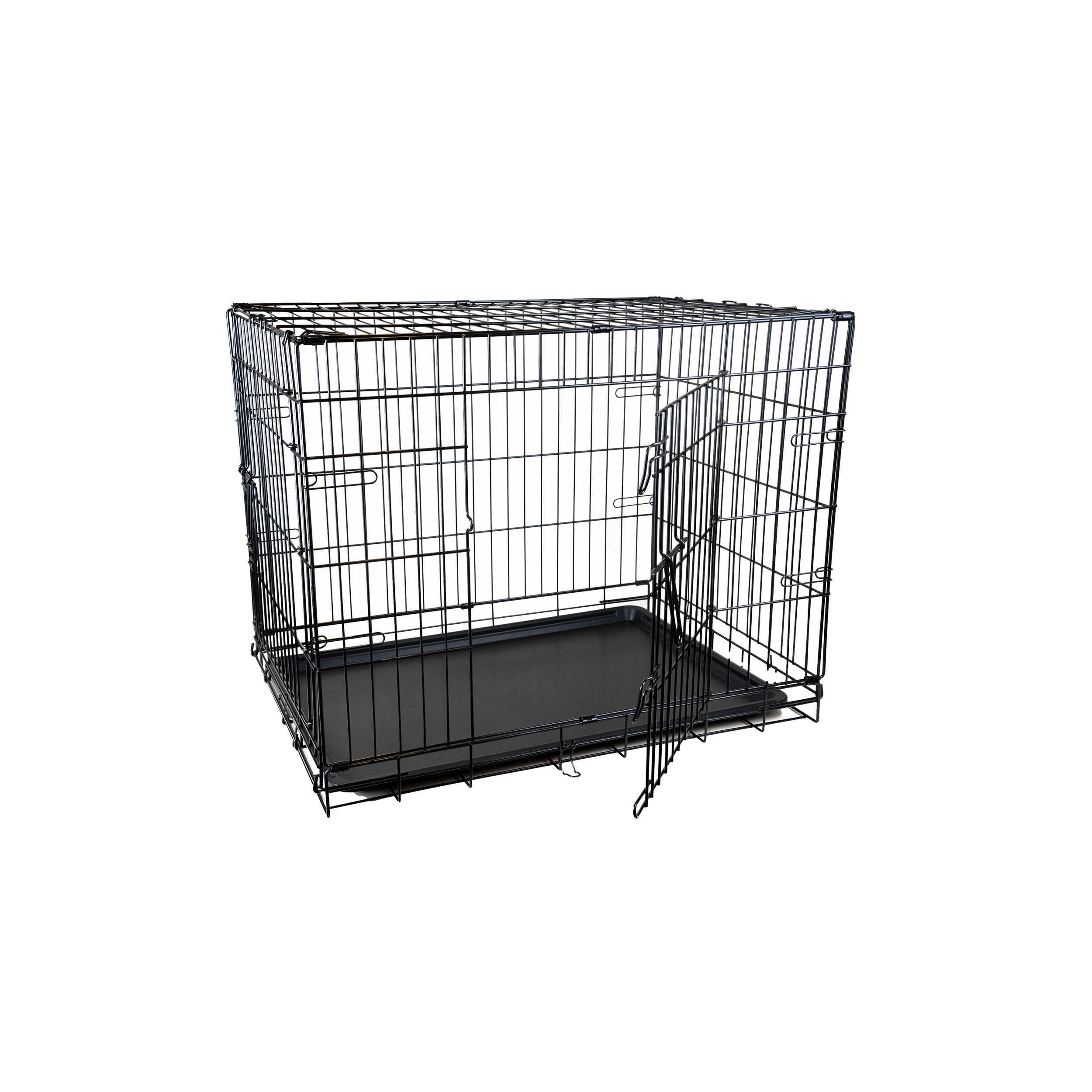 Stålbur Fido, XS, 49x33x39,5cm, Svart