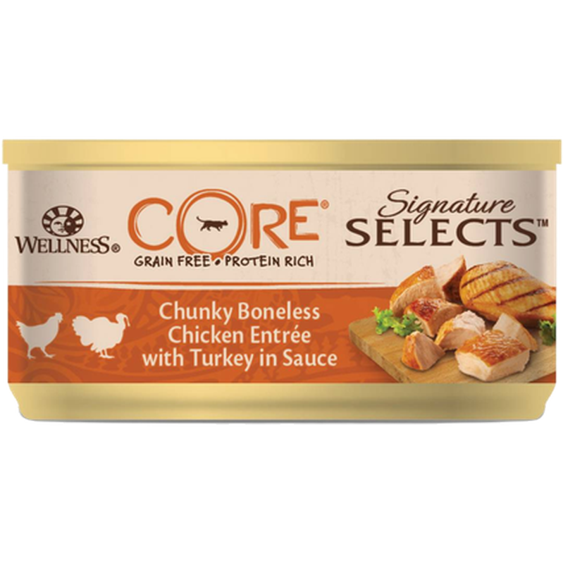 Cat Adult Signature Selects Chunky Chicken & Turkey in Sauce Wet 79 g