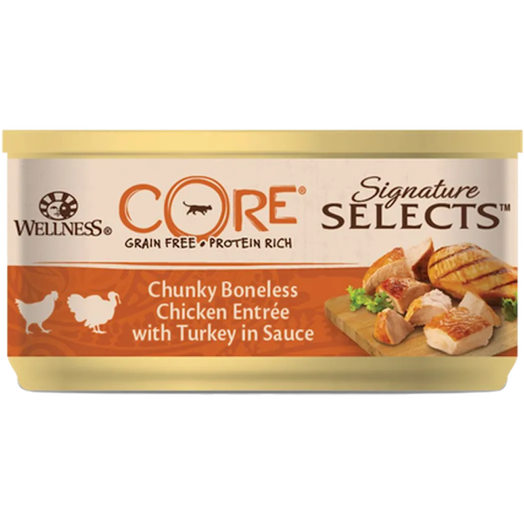 Cat Adult Signature Selects Chunky Chicken & Turkey in Sauce Wet 79g x 24
