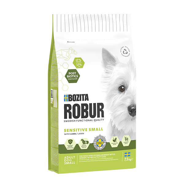 Bozita Robur - Adult Small Breed Sensitive 7,5kg - Hund - Hundefôr & hundemat - Tørrfôr for hund - ZOO.no
