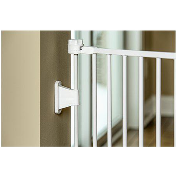 Carlson - Wall Mounting Hardware Kit for Convertible Pet Yard and Gate White 4-pack - Hund - ZOO.se
