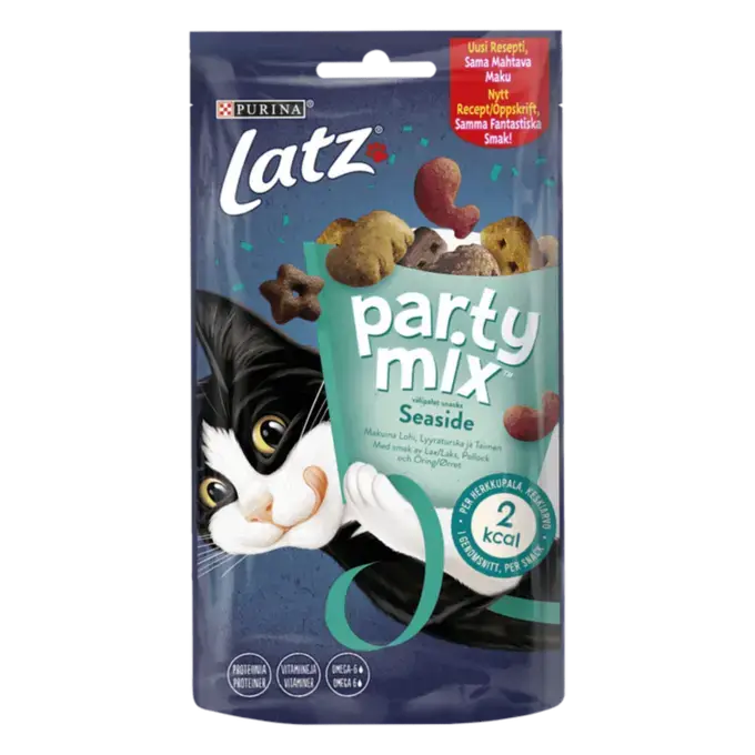 Purina Latz - Party Mix Seaside mix 200 g - Katt - Kattegodteri & kattegress - Belønningsgodbiter katt - ZOO.no
