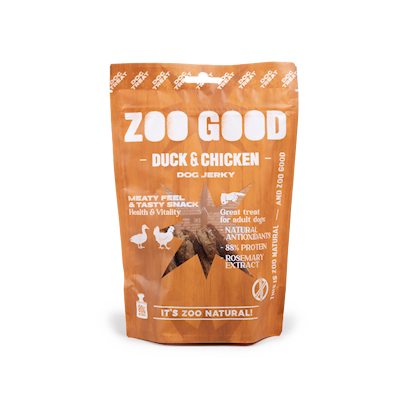 Preview of Zoo Good Dog Jerky - Chicken & Duck 80 g