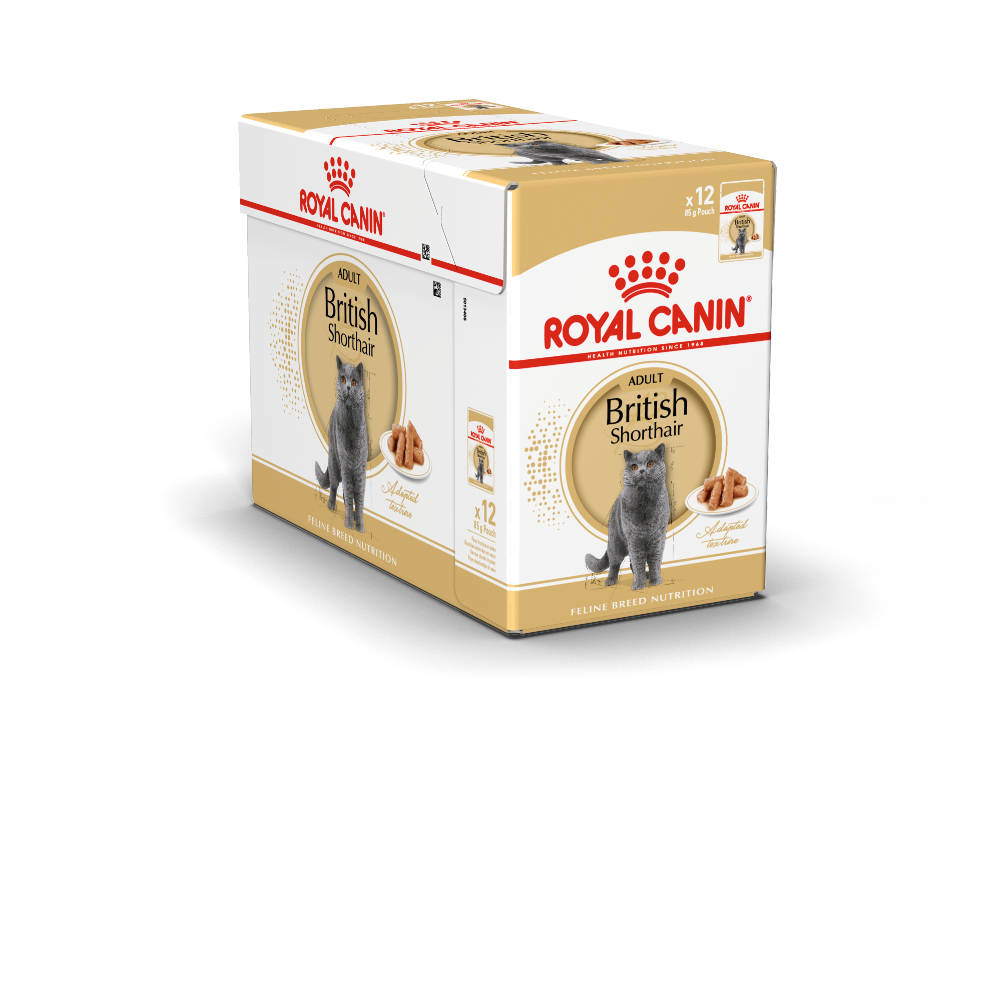 Feline Breed Wet British Short Gravy 85 g x 12 stk - porsjonsposer - Katt - Kattefôr & kattemat - Våtfôr og våtmat - Royal Canin