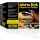 Worm Dish - Mealworm Feeder For Reptiles 13 x 9,5 x 4,5 cm